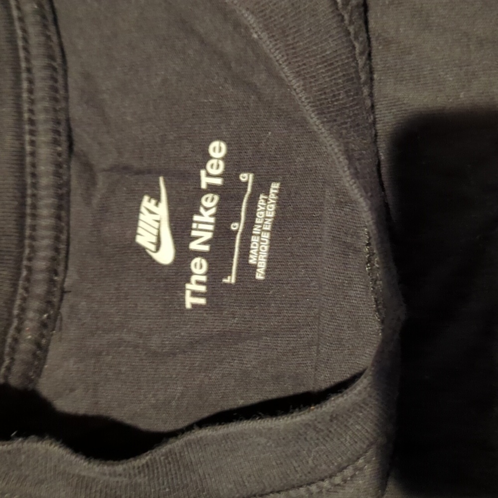 Nike Worldwide HBR Tee Black T-Shirt Men’s Size LG - Picture 3 of 6